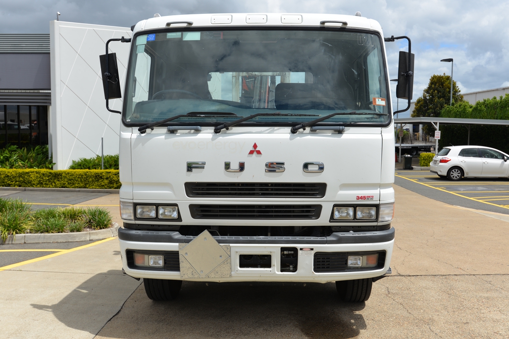 2008 MITSUBISHI FUSO FV 500 MANUAL CRANE TRUCK
