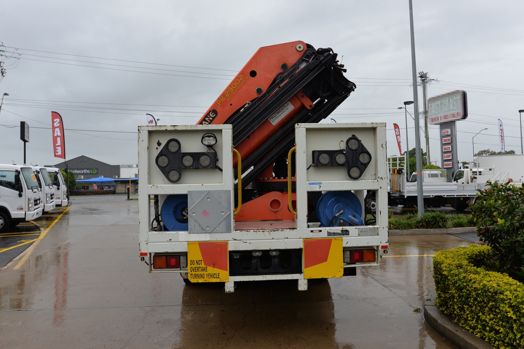 2008 MITSUBISHI FUSO FV 500 MANUAL CRANE TRUCK