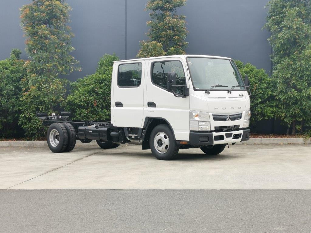 2020 FUSO CANTER 515 CITY CREW CAB MWB AMT CAB CHASSIS