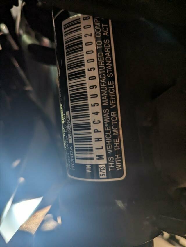 2013 HONDA CB500F ABS (CB500FA) SPORTS