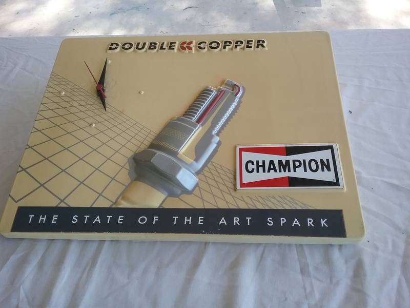CHAMPION SPARK PLUGS WALL CLOCK
