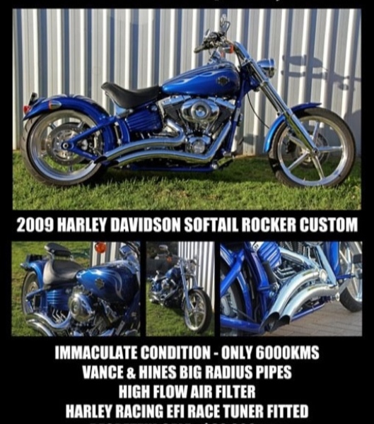 2008 HARLEY-DAVIDSON 1600CC FXCWC ROCKER CUSTOM MY09