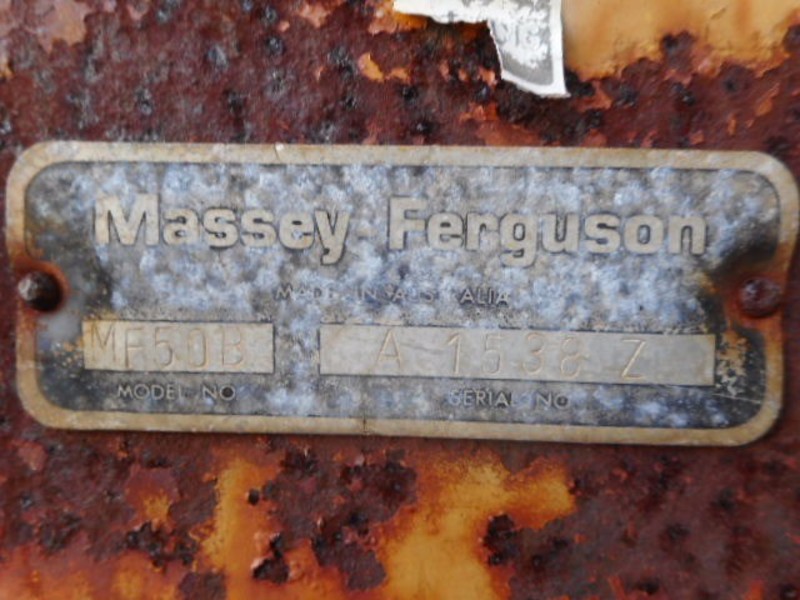 MASSEY FERGUSON MF50 B MF50 Loader