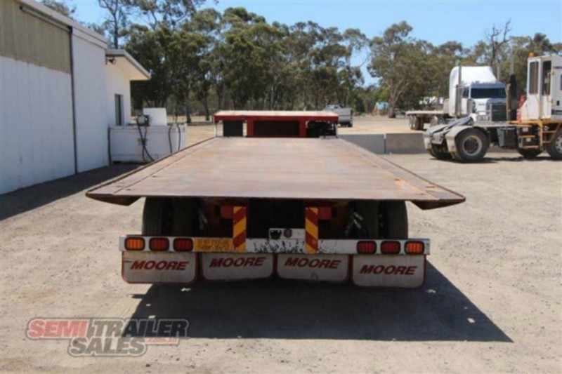 2012 MOORE Semi 48FT Drop Deck Mega Tilt