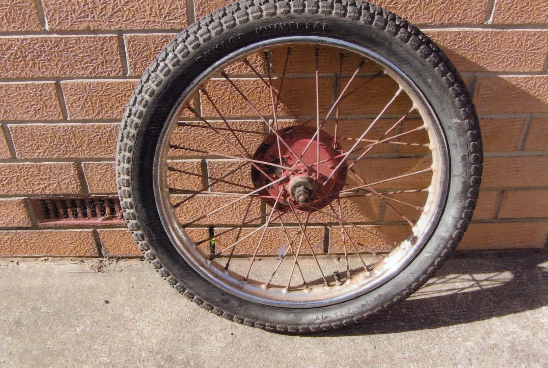 BSA BANTAM 19" FRONT WHEEL