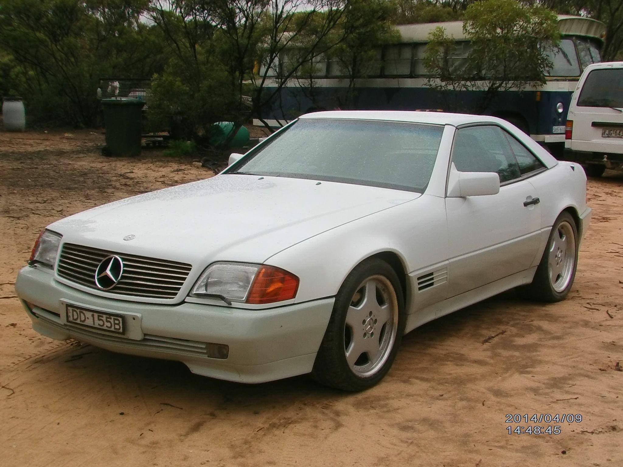 1990 MERECEDES BENZ 300SL 24 HARDTOP CONVERTIBLE ROADSTER