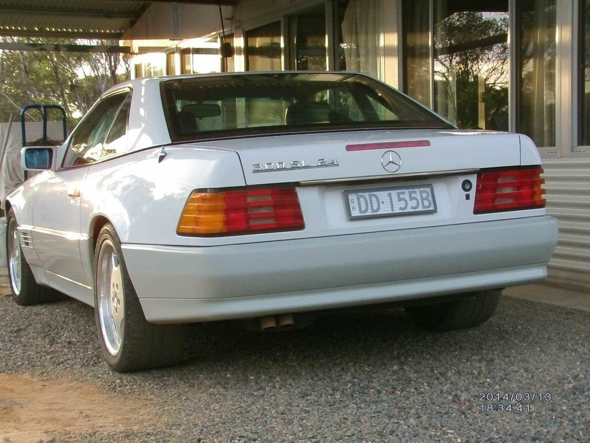 1990 MERECEDES BENZ 300SL 24 HARDTOP CONVERTIBLE ROADSTER