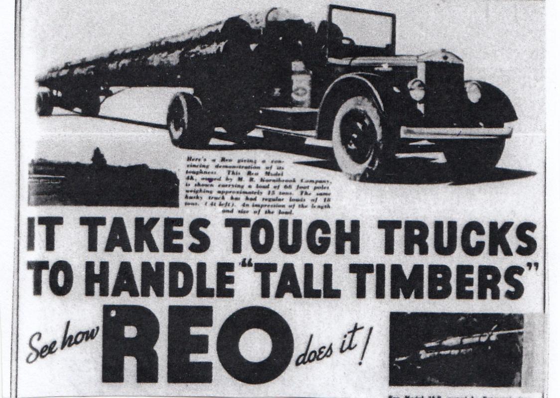 REO 1933 HEAVY DUTY MASTER SPEEDWAGON 