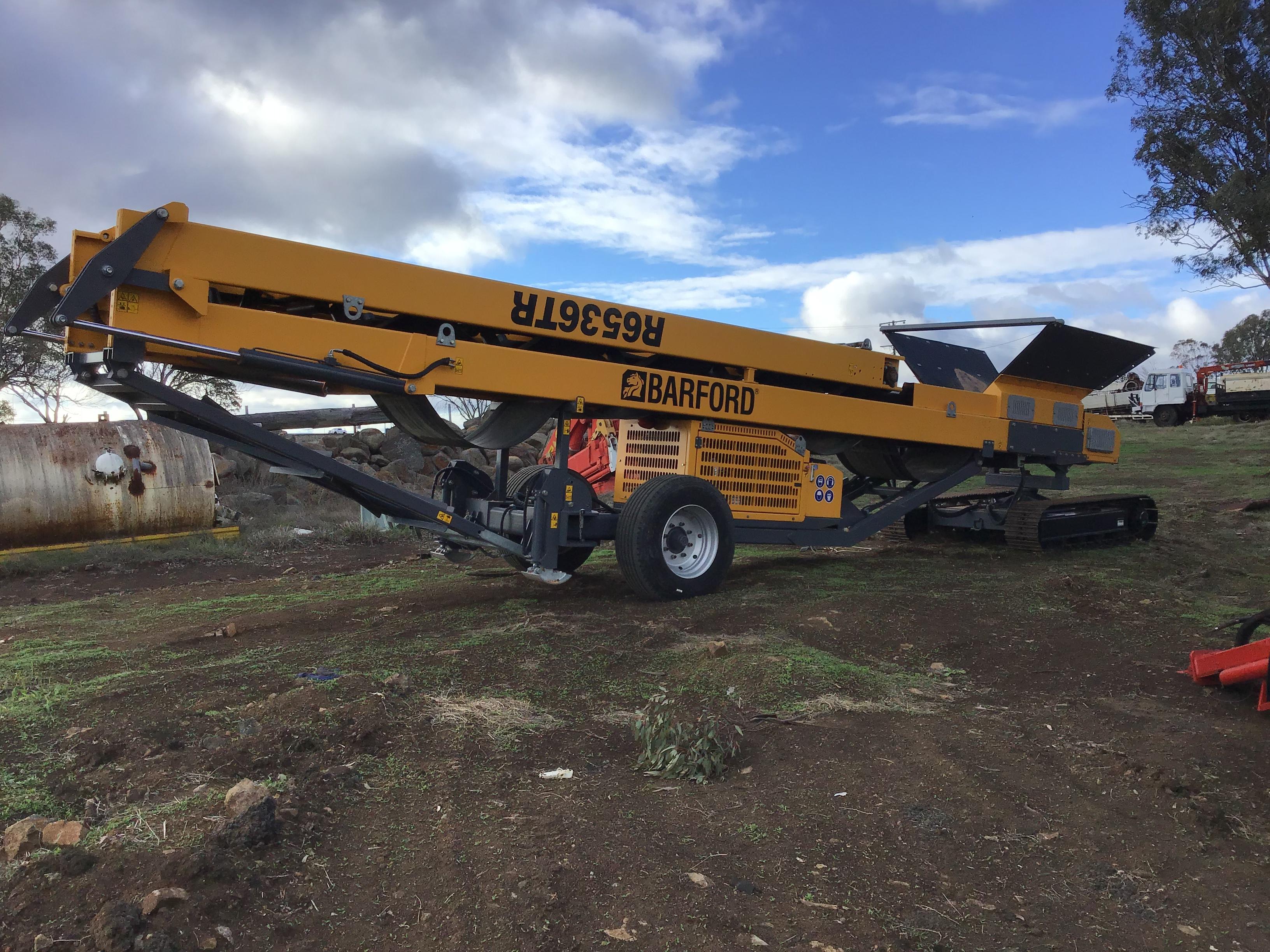 Barford R6536 Radial Stacker On Tracks