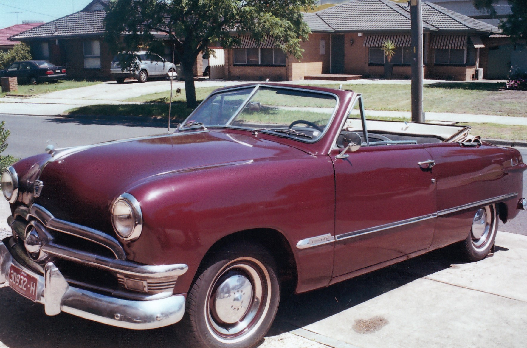 1950 FORD SINGLE SPINNER CONVERTIBLE