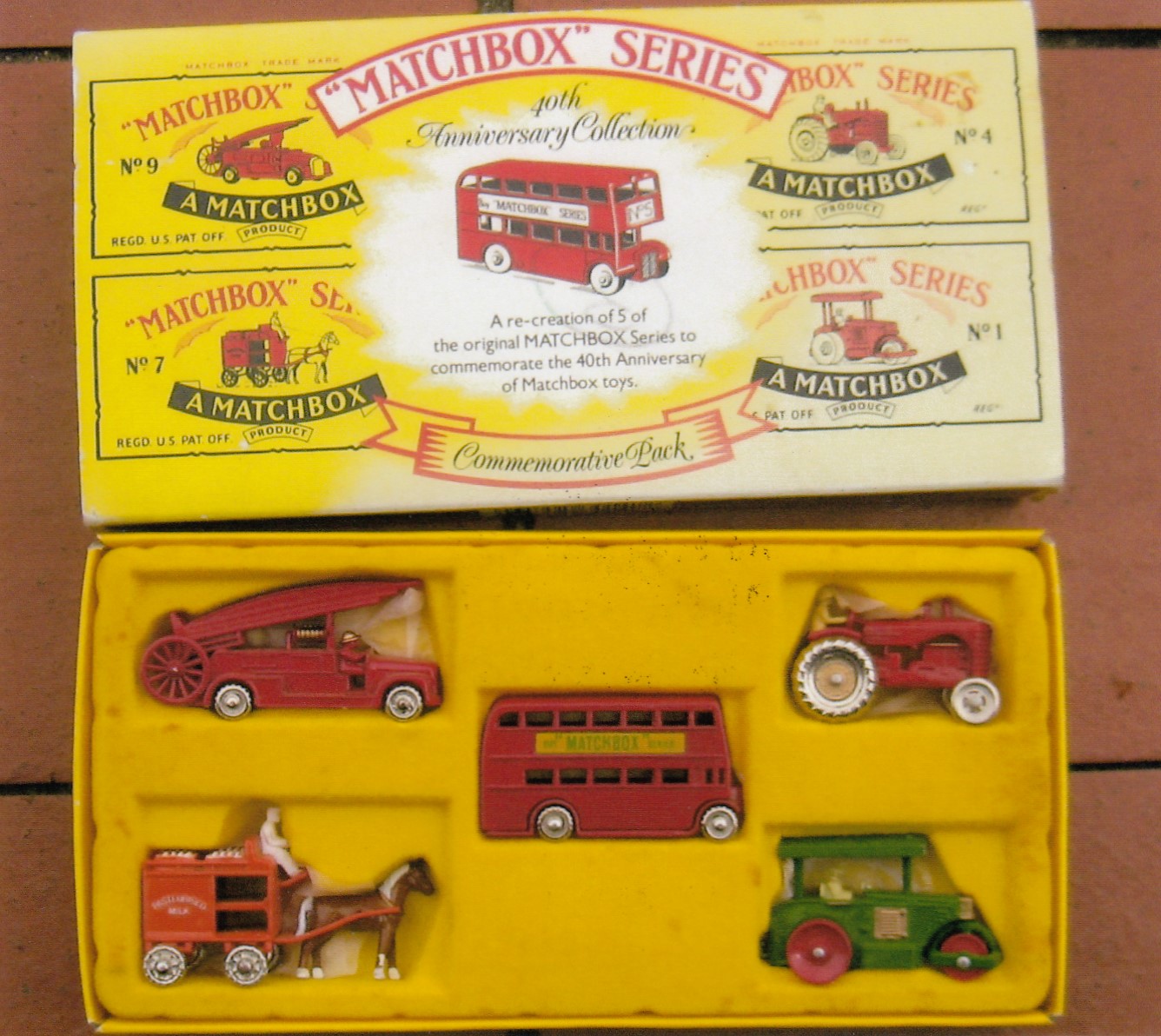 ANNIVERSARY COLLECTION OF 40 YEARS MATCHBOX SERIES