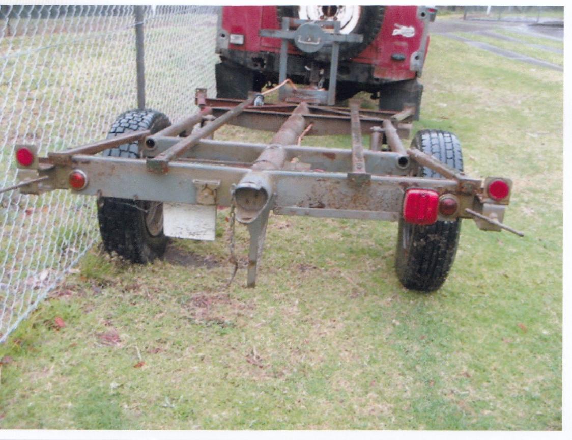 1996 HOME MADE ARMY TRAILER 