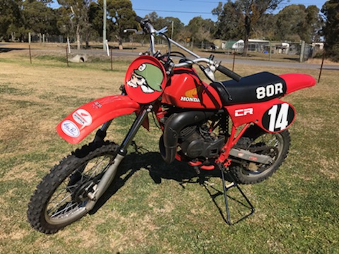 1982 HONDA CR80R MOTOCROSS