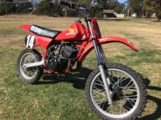 1982 HONDA CR80R MOTOCROSS