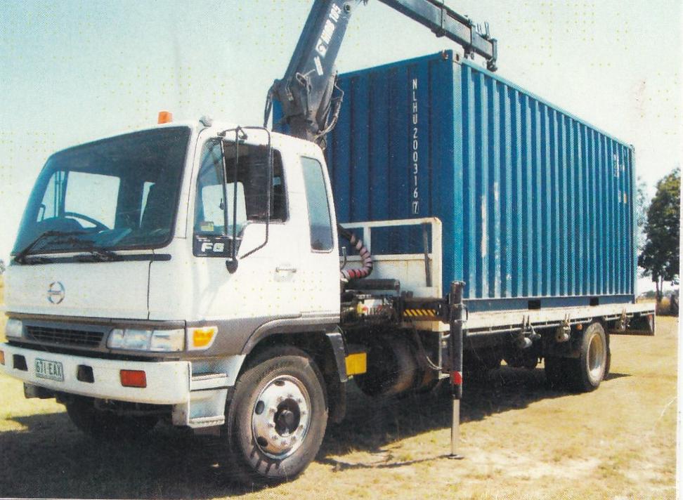 1997 HINO RANGER 9 FG CRANE TRUCK