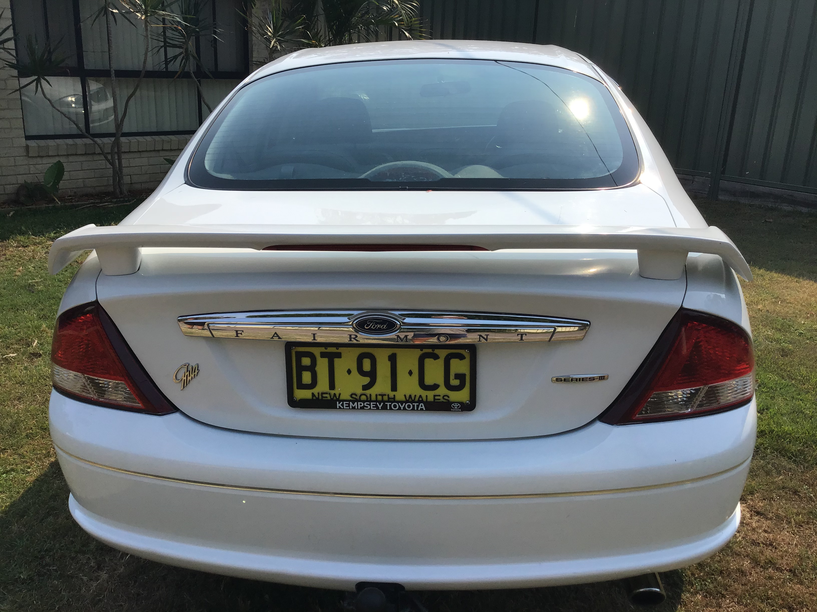 2002 FORD FAIRMONT GHIA AU SERIES III 