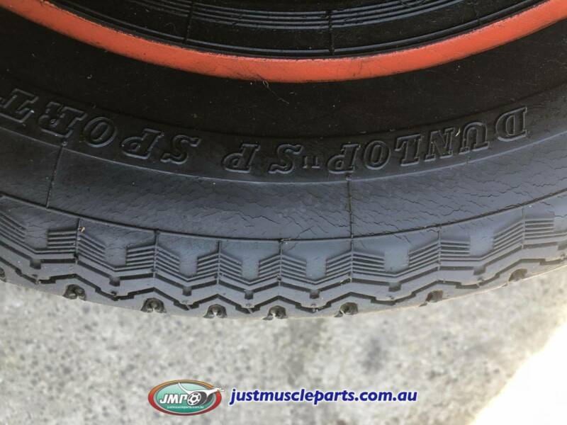 DUNLOP AQUA JET TYRES 205-14 RED WALL TYRES