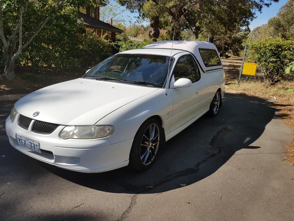 2002 HOLDEN COMMODORE VY 5 SP MANUAL UTILITY