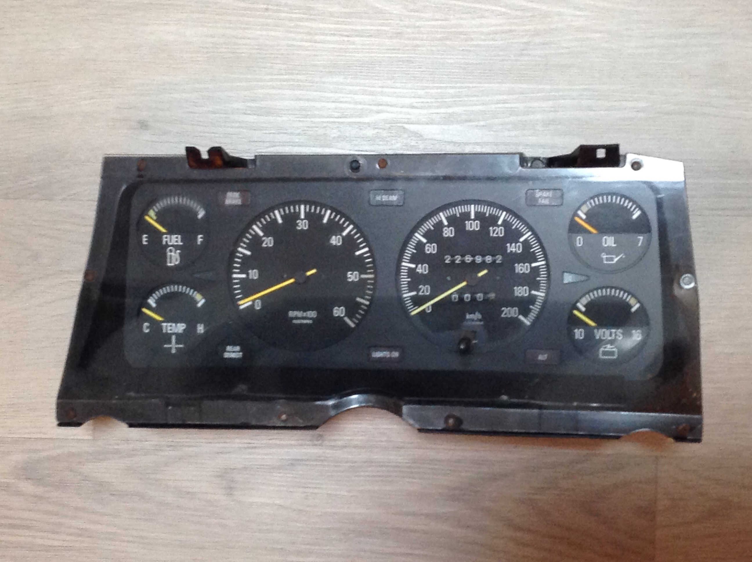 FORD XD FALCON SPORTS DASH ASSEMBLY, 