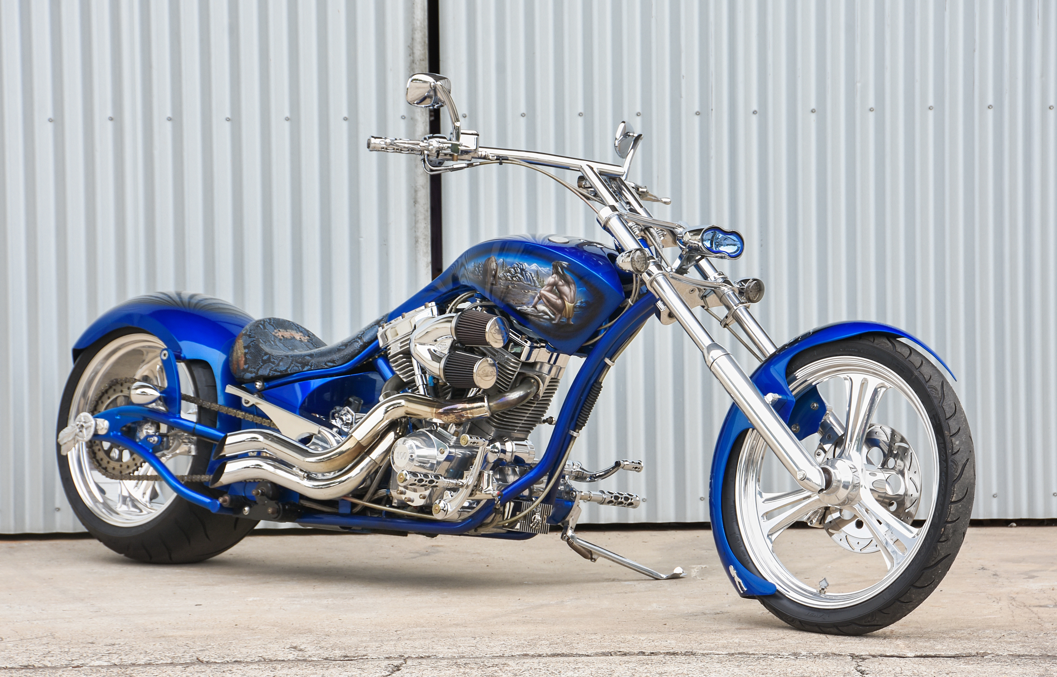 2010 BIG BEAR CHOPPERS THE SLED PRO STREET CRUISER