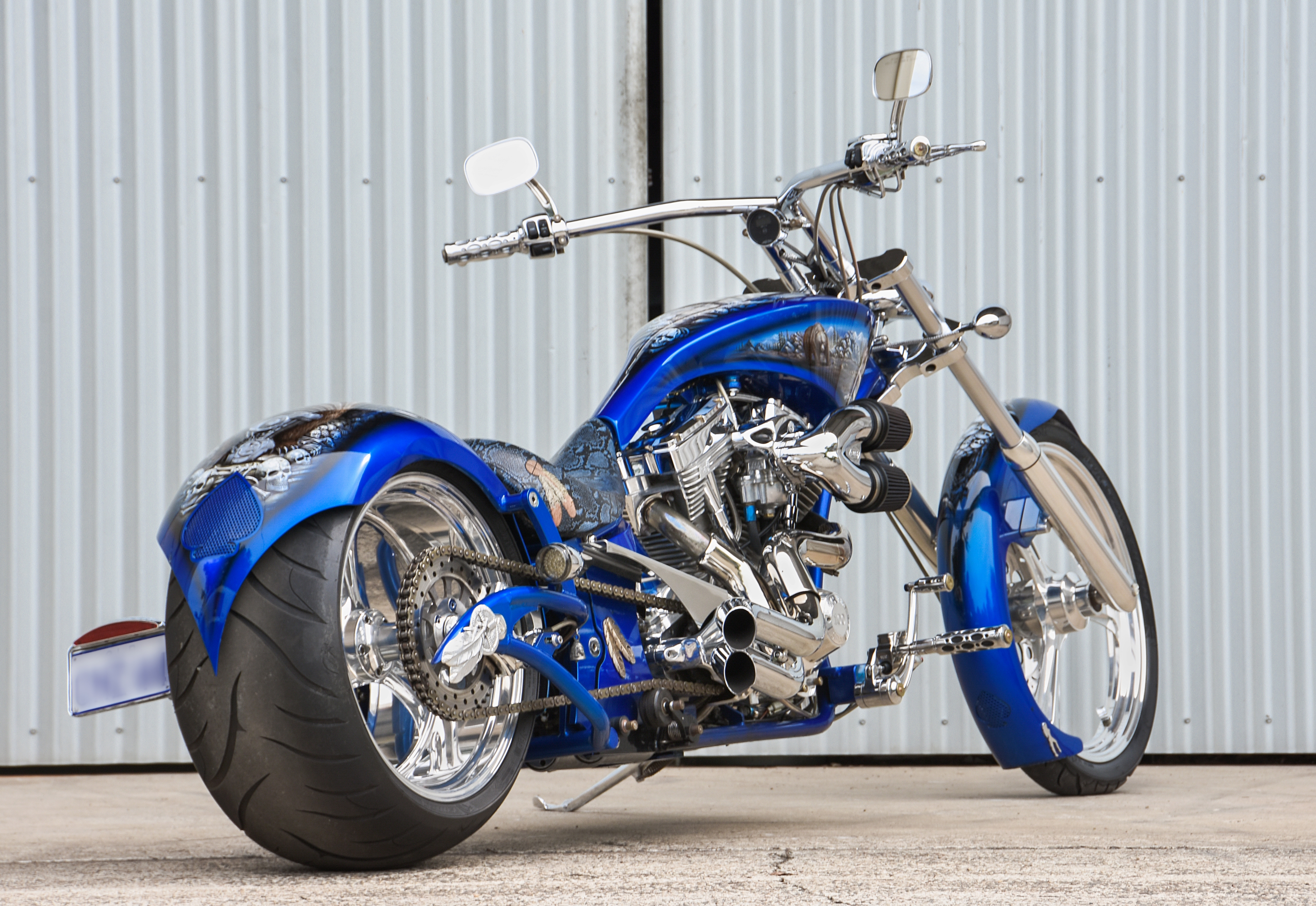 2010 BIG BEAR CHOPPERS THE SLED PRO STREET CRUISER
