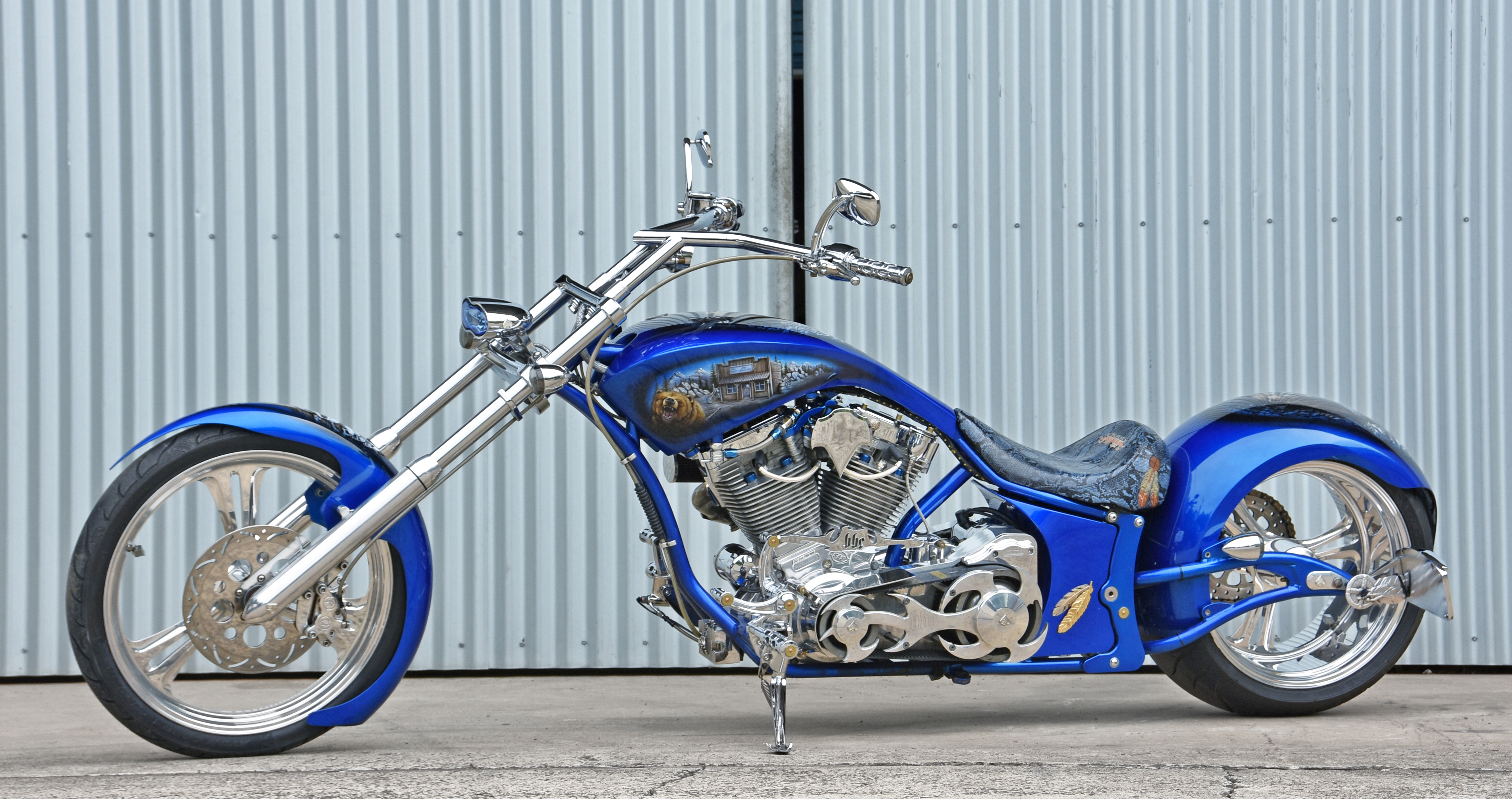 2010 BIG BEAR CHOPPERS THE SLED PRO STREET CRUISER