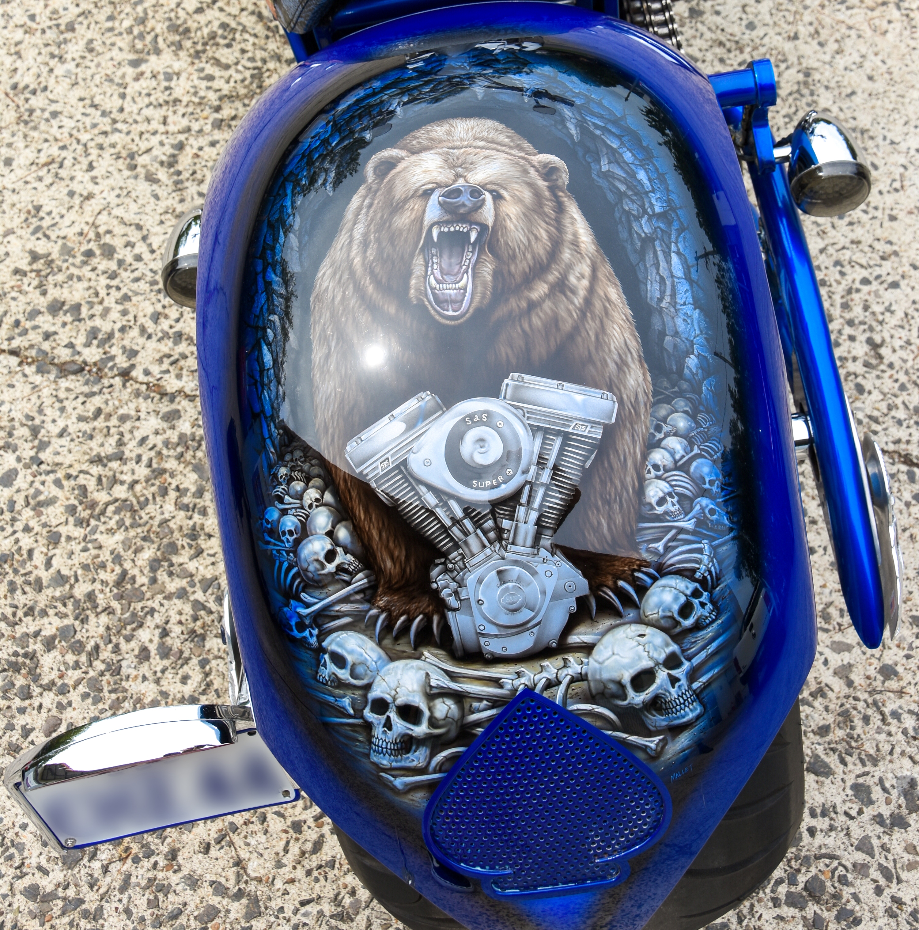 2010 BIG BEAR CHOPPERS THE SLED PRO STREET CRUISER
