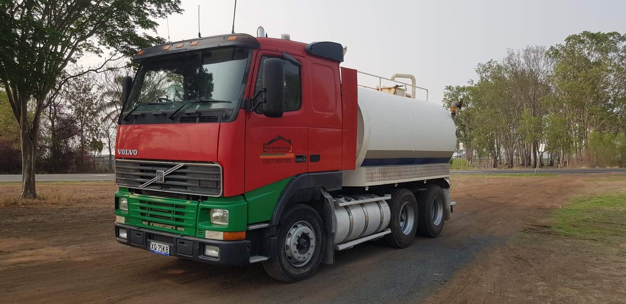 1994 VOLVO FH12 (6x4) 420 14 SP MANUAL C/CHAS 