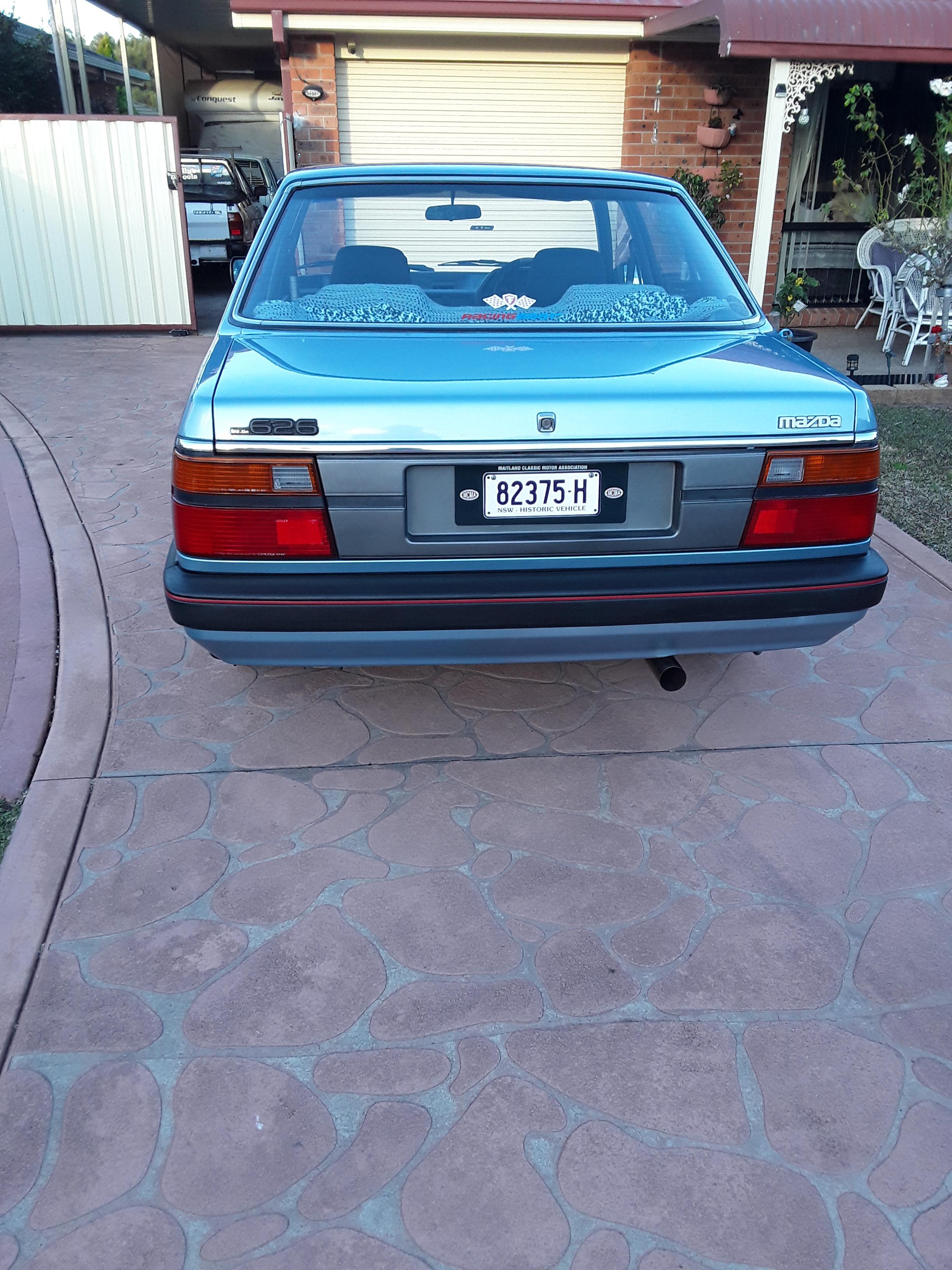 1985 MAZDA 626 SUPER DELUXE 3 SP AUTOMATIC 2D COUPE