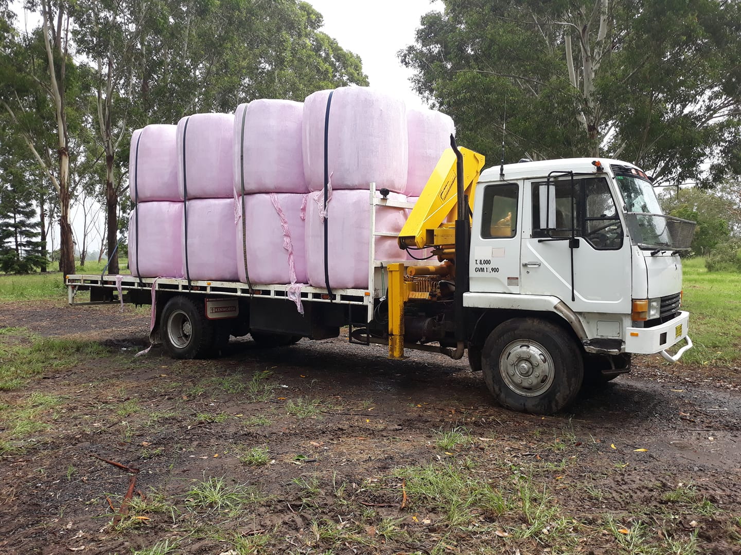 1988 MITSUBISHI FM515 CRANE TRUCK