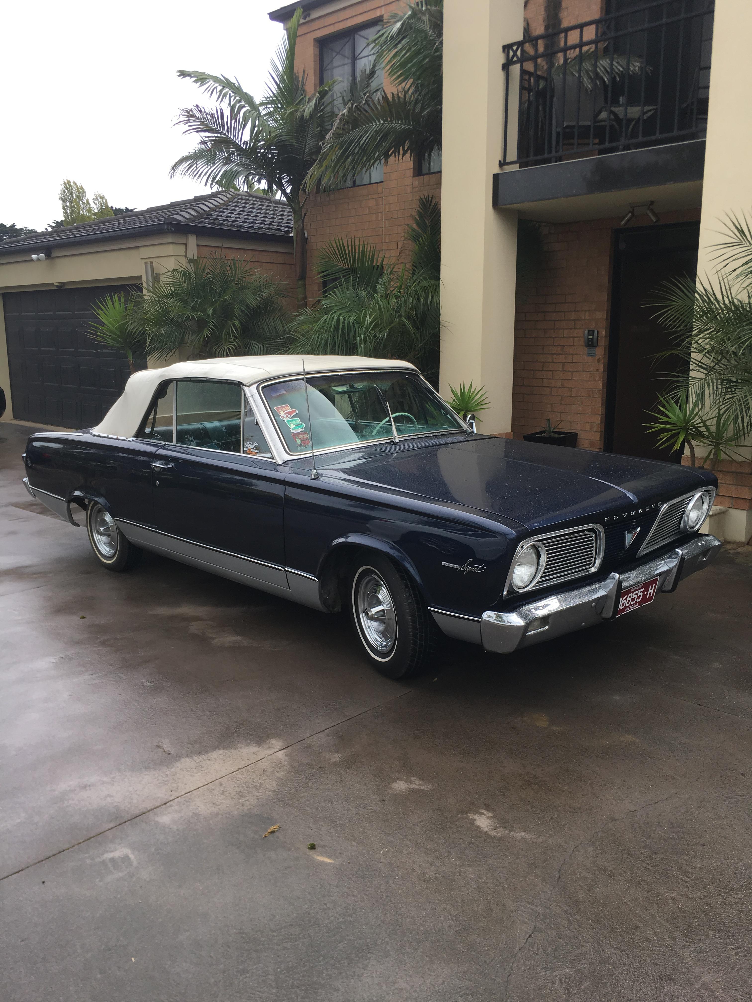 1966 PLYMOUTH VALIANT SIGNET CONVERTIBLE