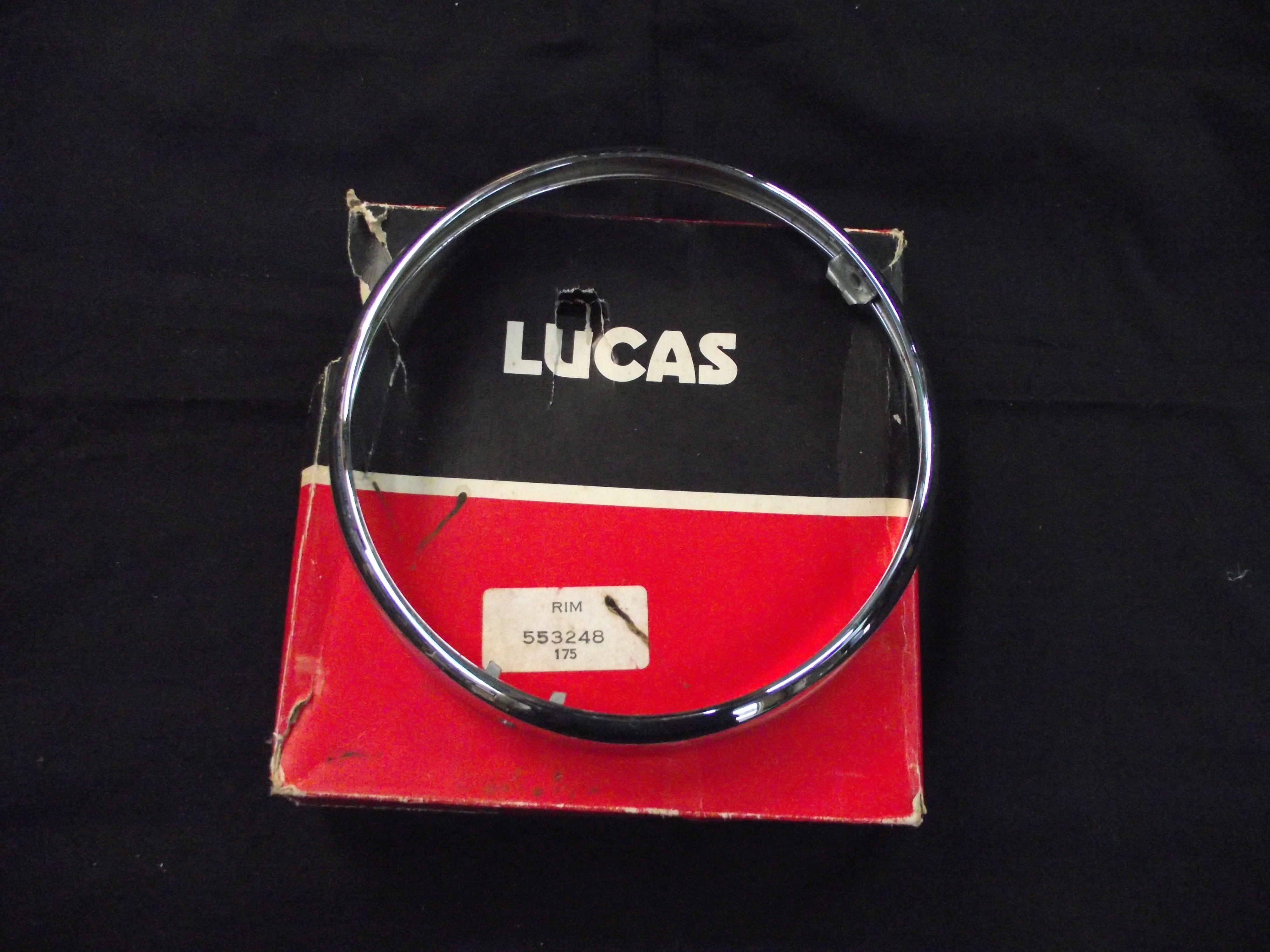 LUCAS NOS 7" HEADLIGHT RIM
