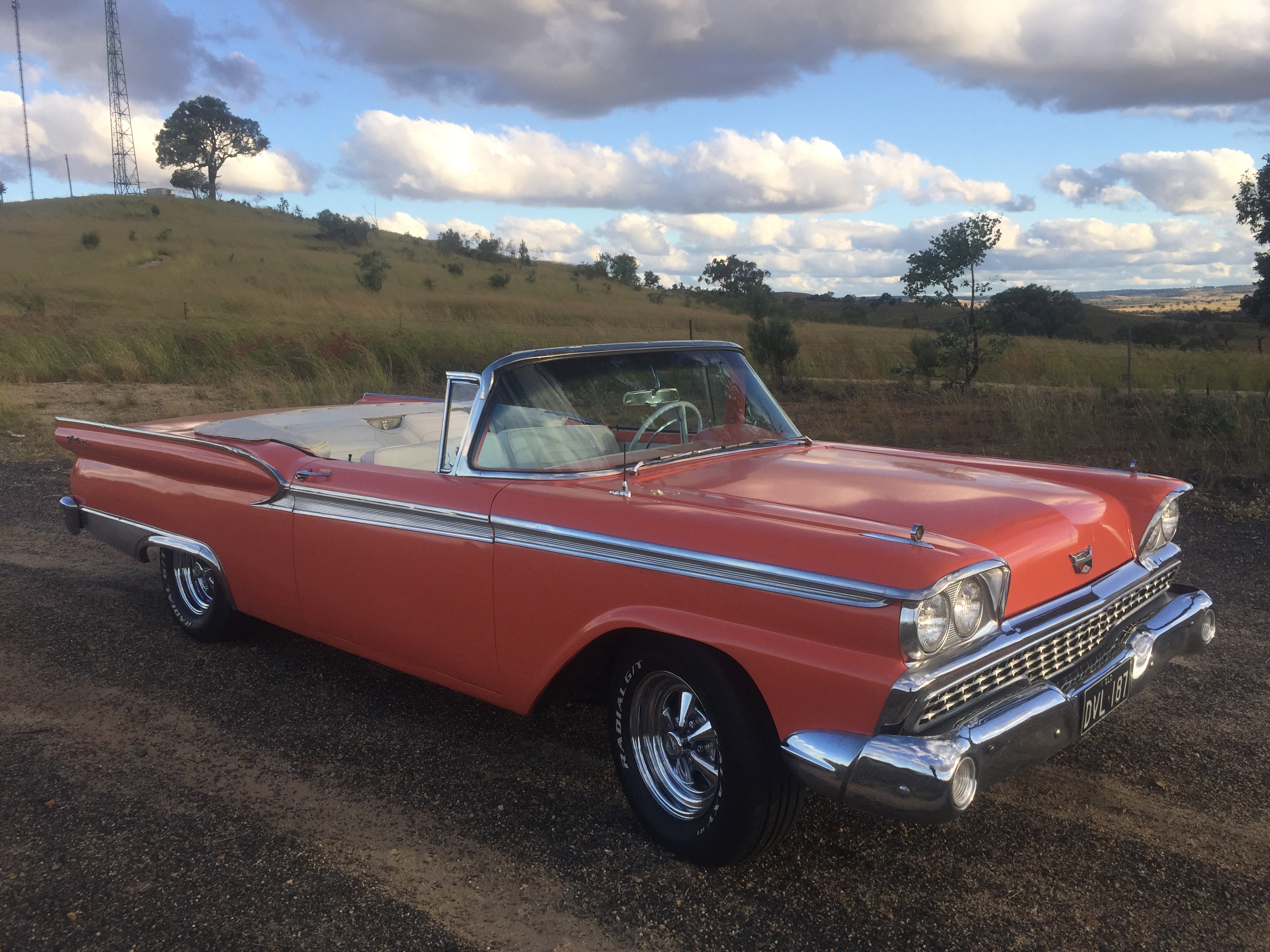 1959 FORD FAIRLANE 500 GALAXIE SUNLINER CONVERTIBLE 