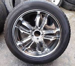 KATANA ALLOY RIMS AND TYRES 22"X9.5"