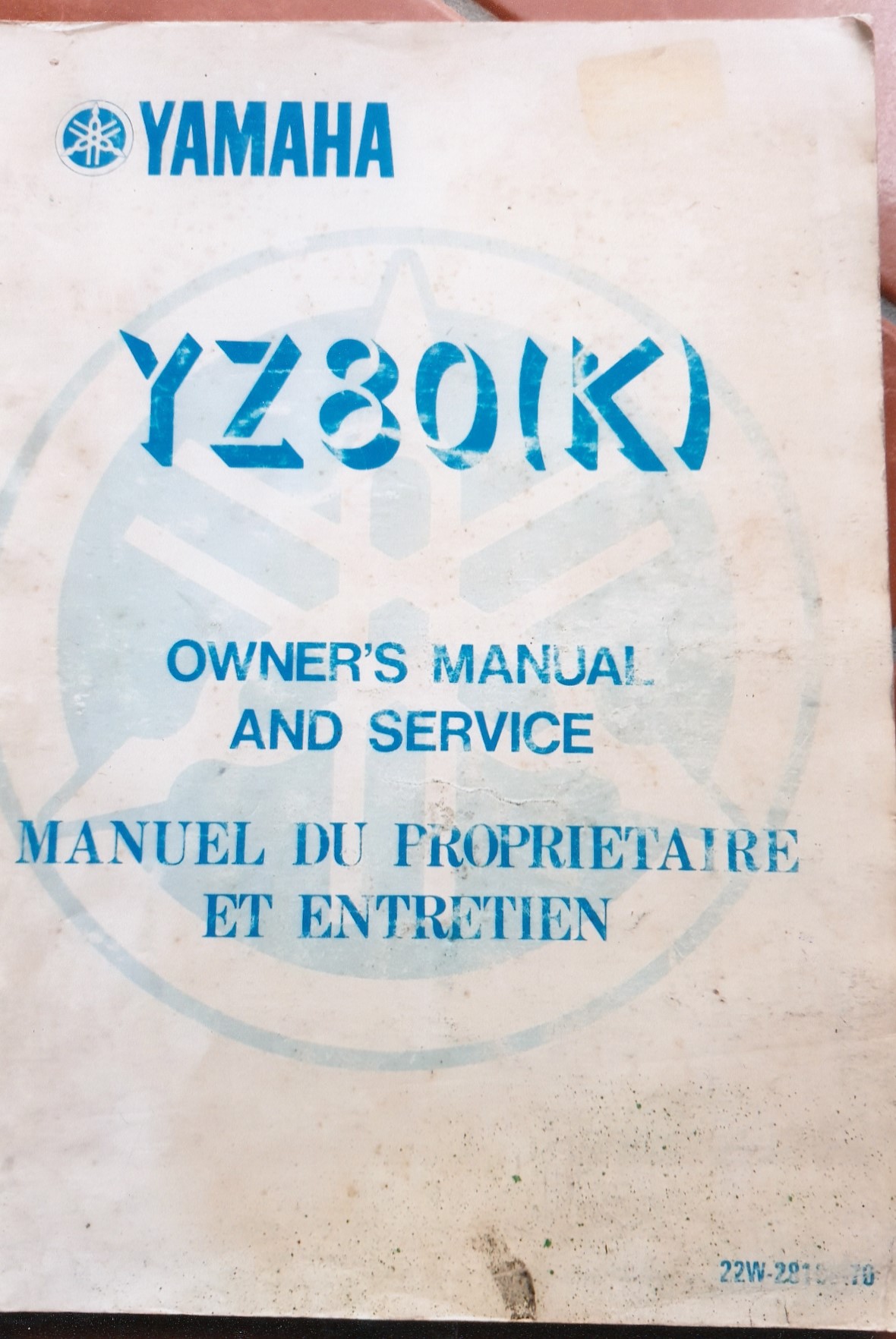 YAMAHA YZ80(K), YZ80(A), YZ80(L), YZ80(S), 