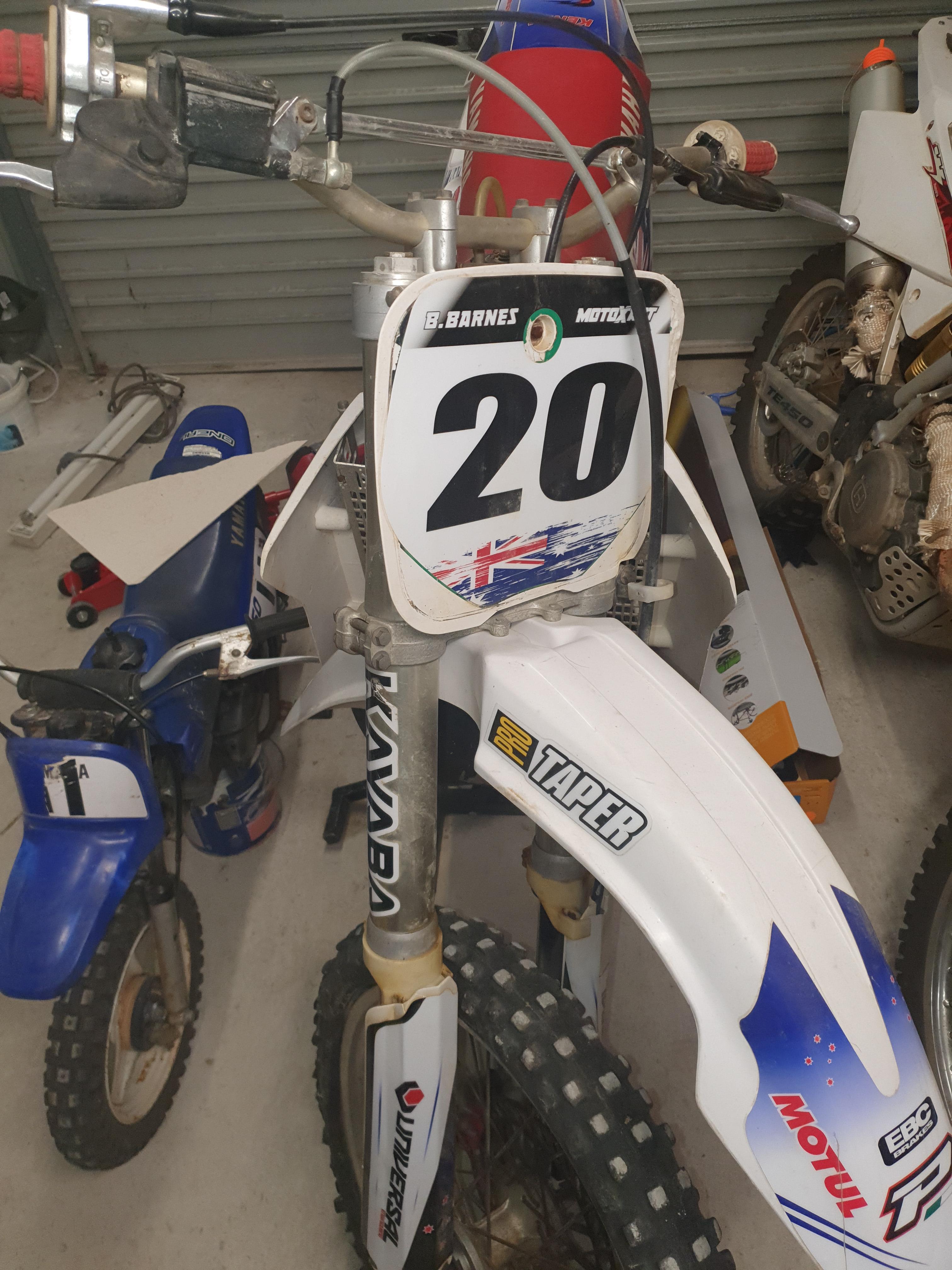 1992 YAMAHA YZ250 MOTOCROSS 