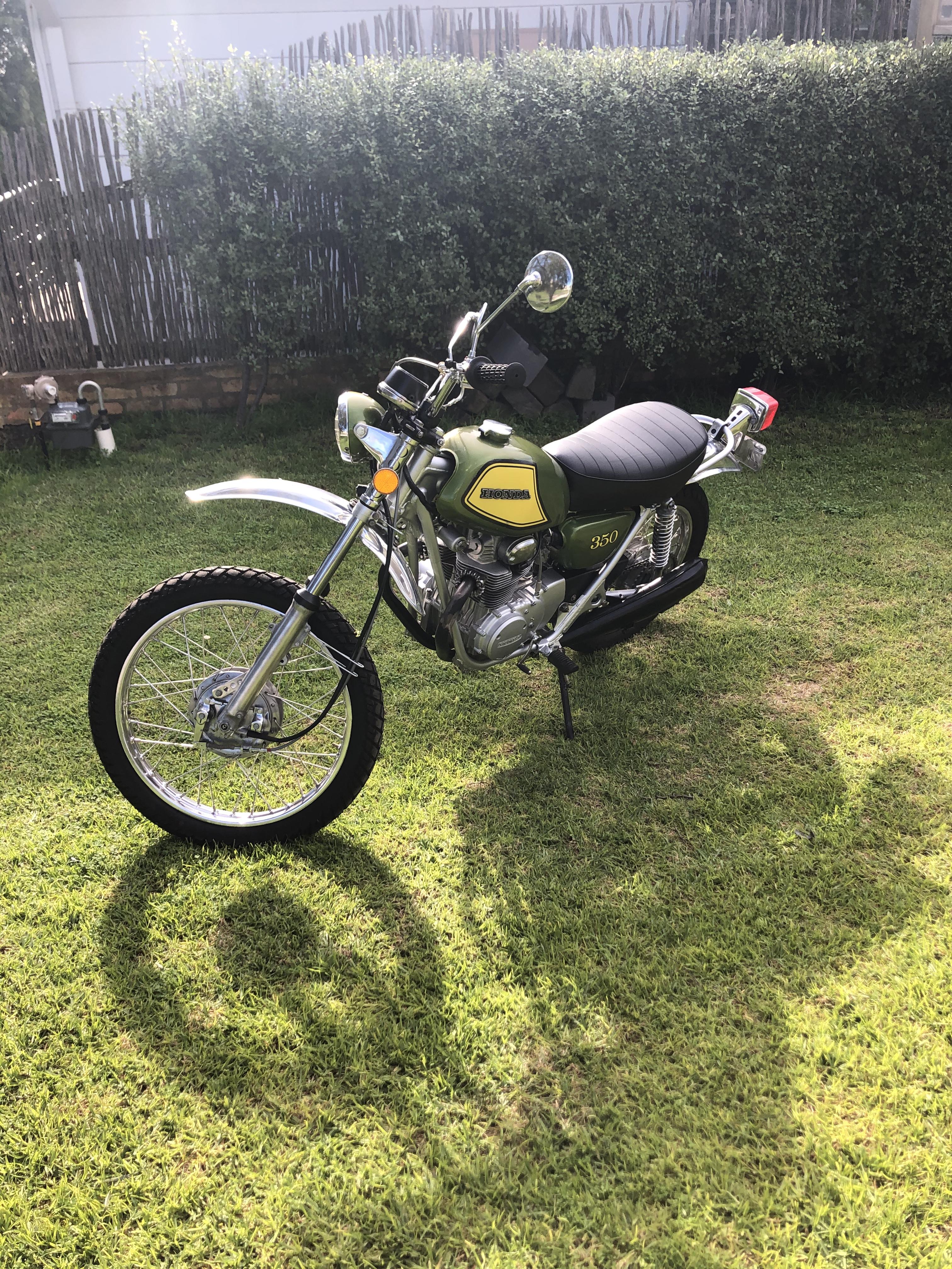 1973 HONDA SL350 K2 ROAD BIKE