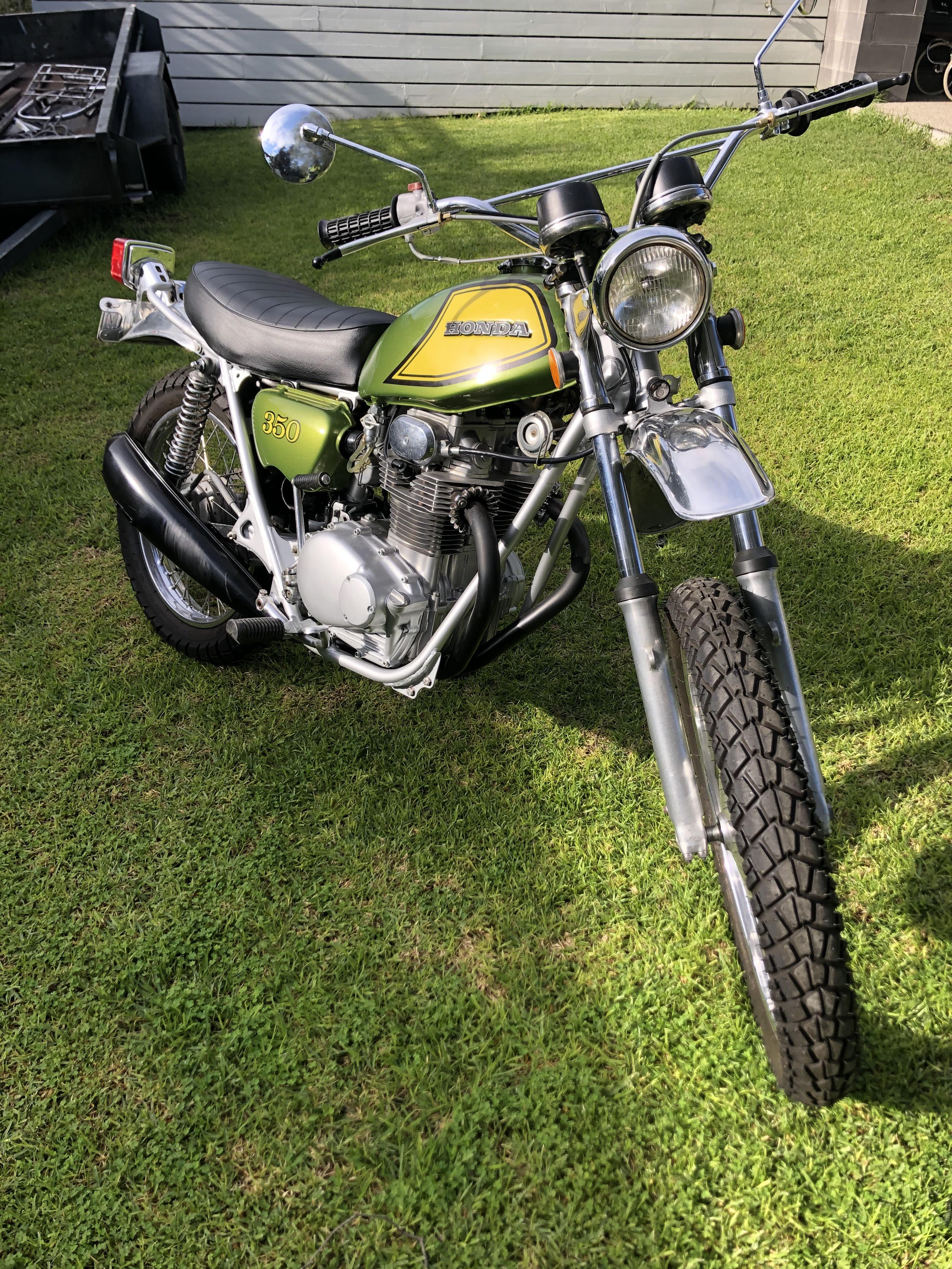 1973 HONDA SL350 K2 ROAD BIKE