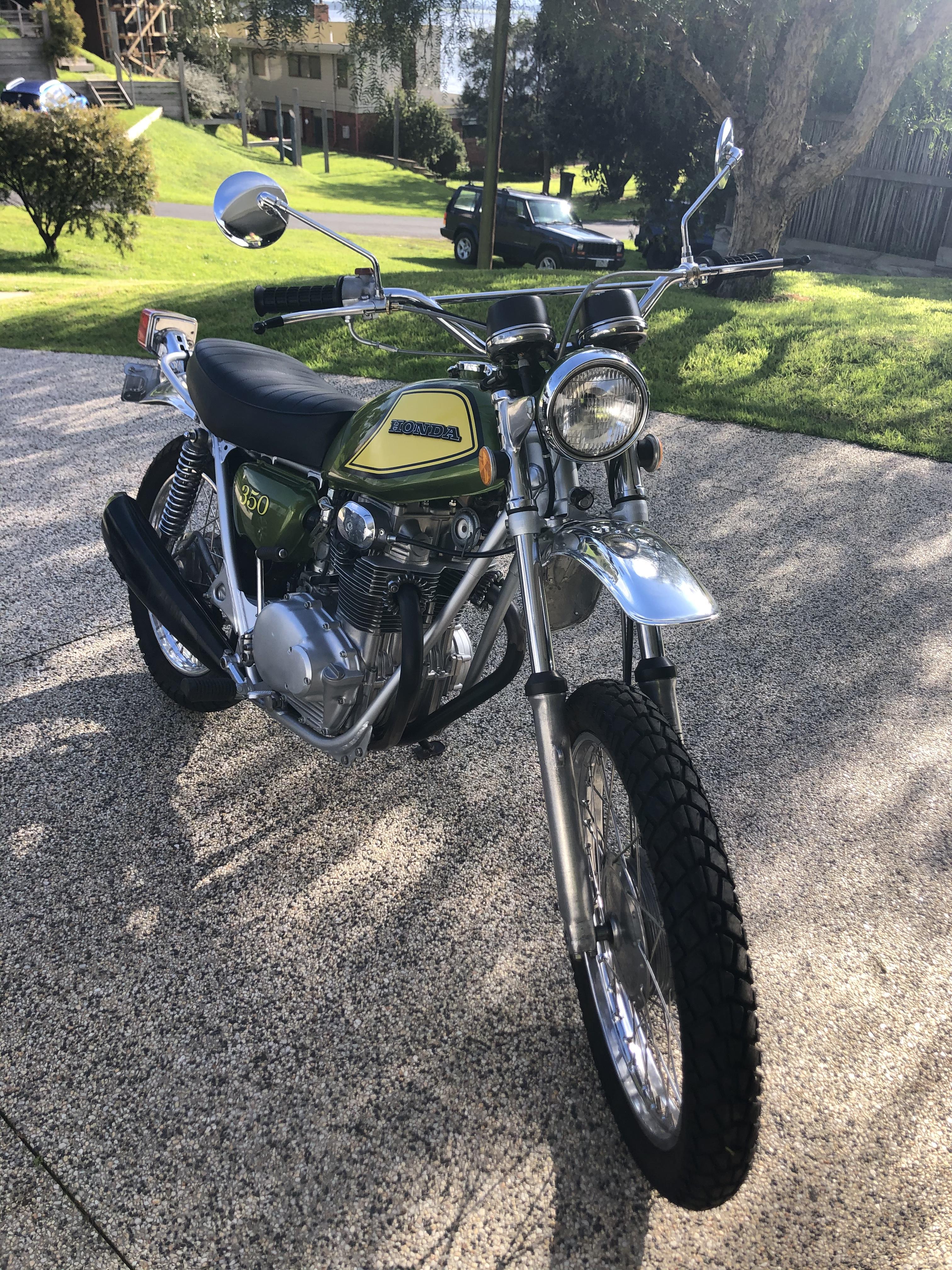 1973 HONDA SL350 K2 ROAD BIKE