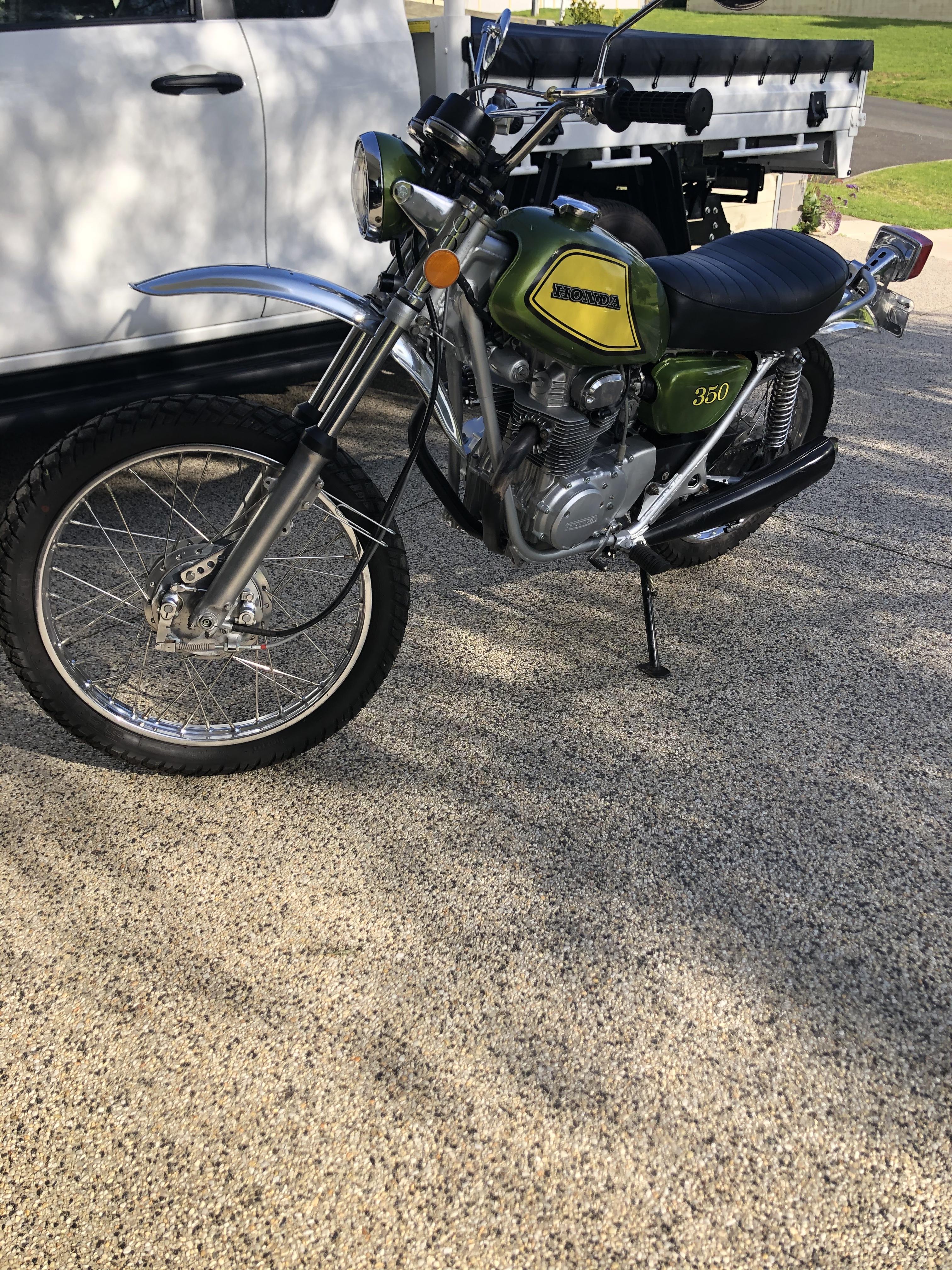 1973 HONDA SL350 K2 ROAD BIKE