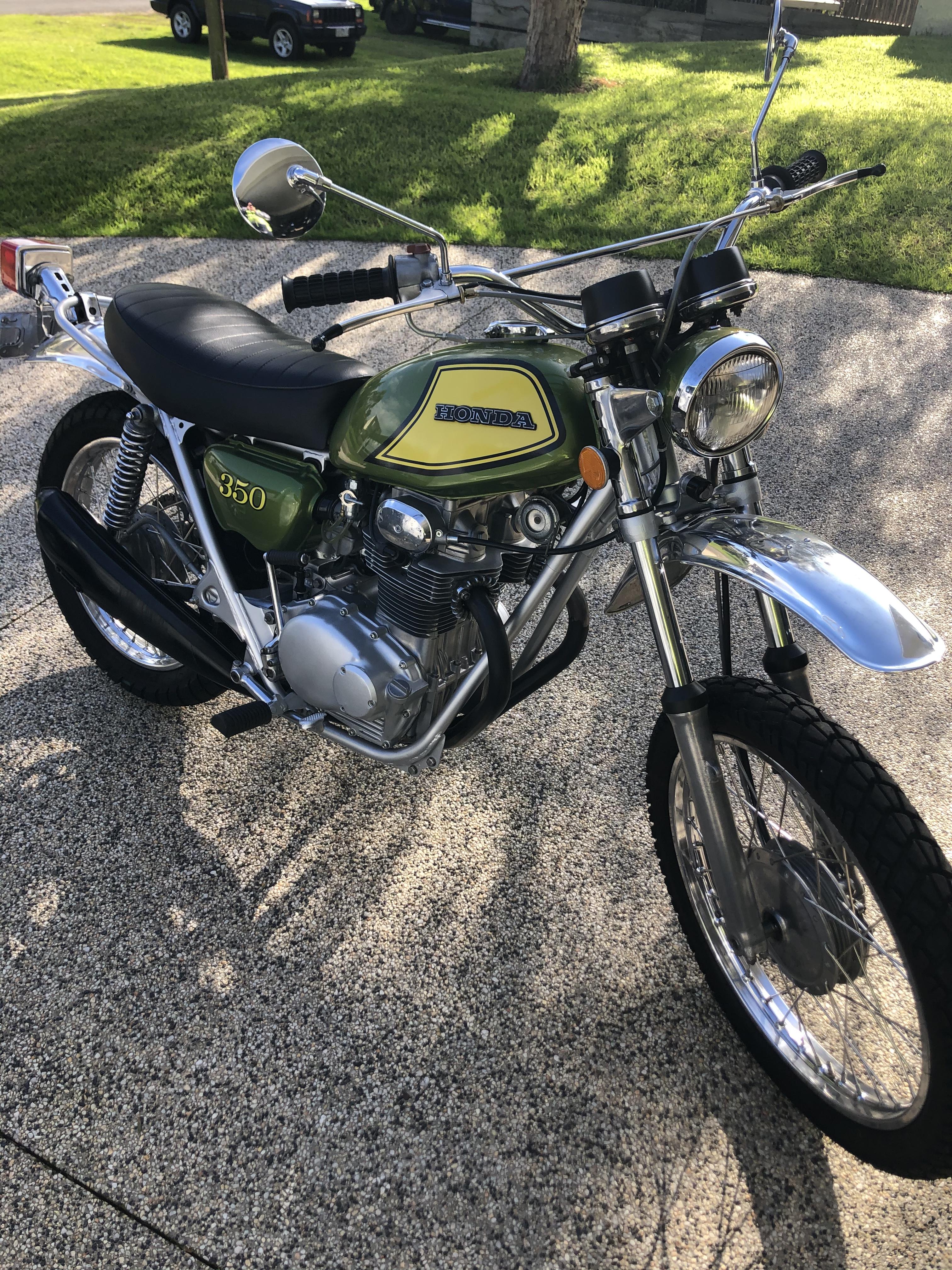 1973 HONDA SL350 K2 ROAD BIKE