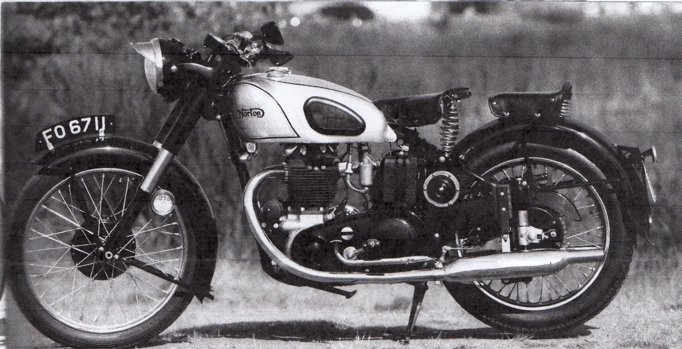 1952 NORTON DOMINATOR FRAME MODEL 7 PLUNGER