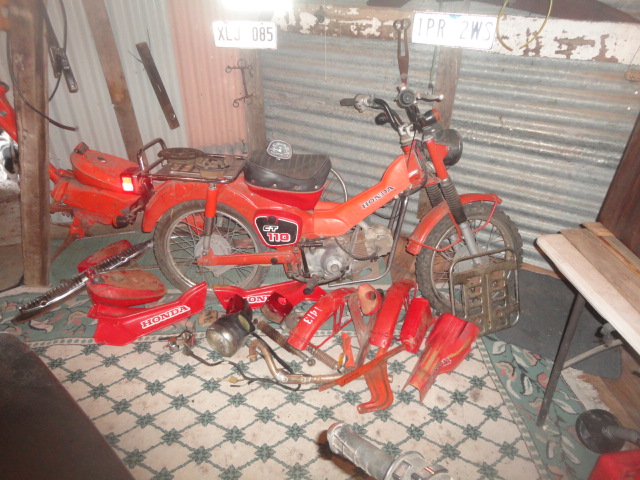1985 HONDA CT110 POSTIE BIKE 