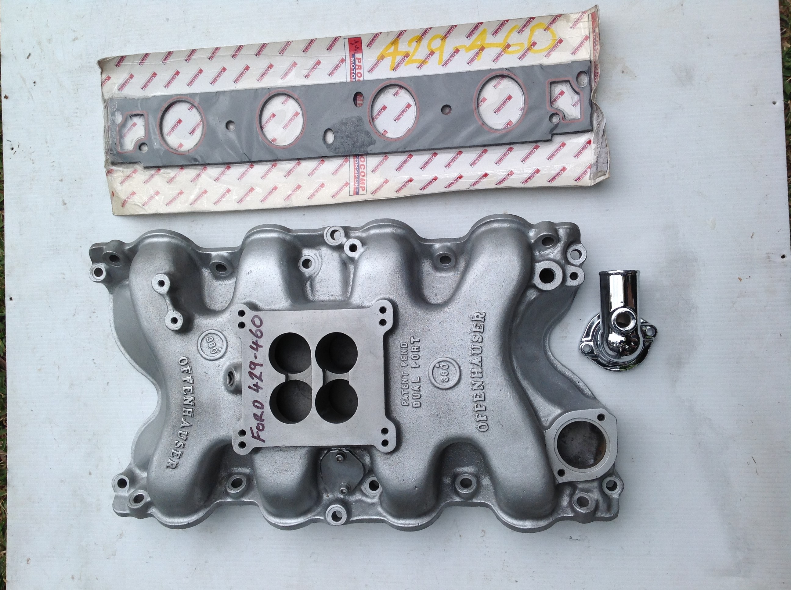 FORD BIG BLOCK 429-460 OFFENHAUSER DUAL PORT INTAKE MANIFOLD KIT