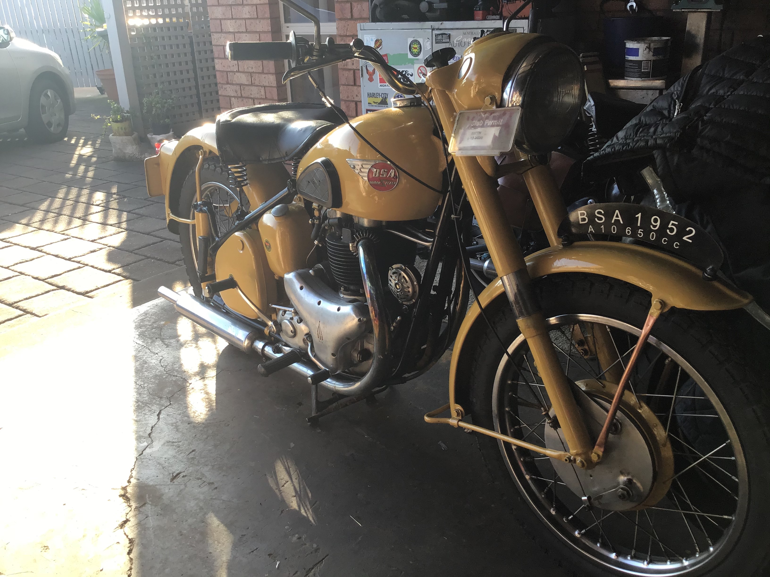 1952 BSA A10 650CC ROAD BIKE