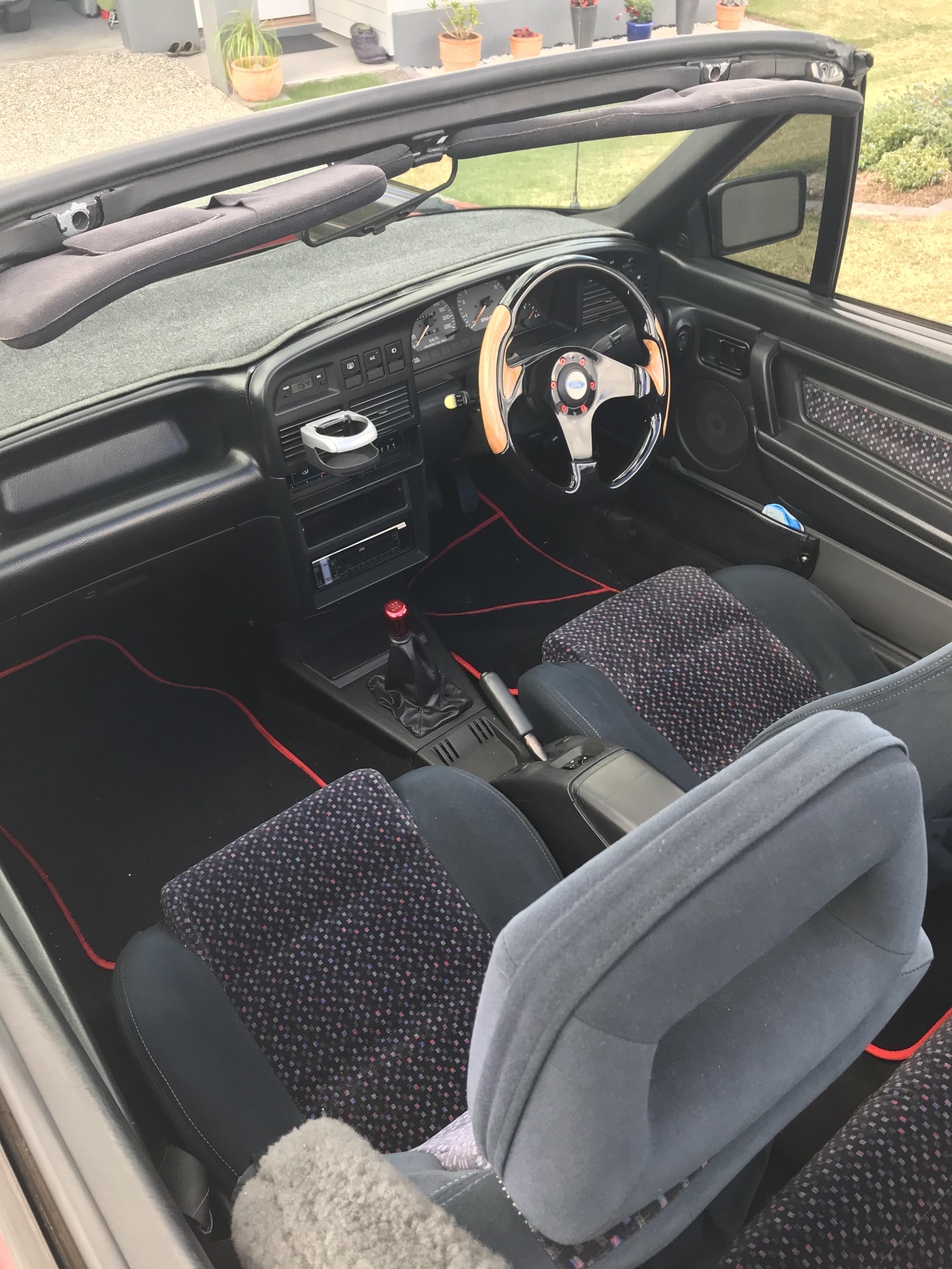 1994 FORD CAPRI SE XR2 5 SP MANUAL 2D CONVERTIBLE