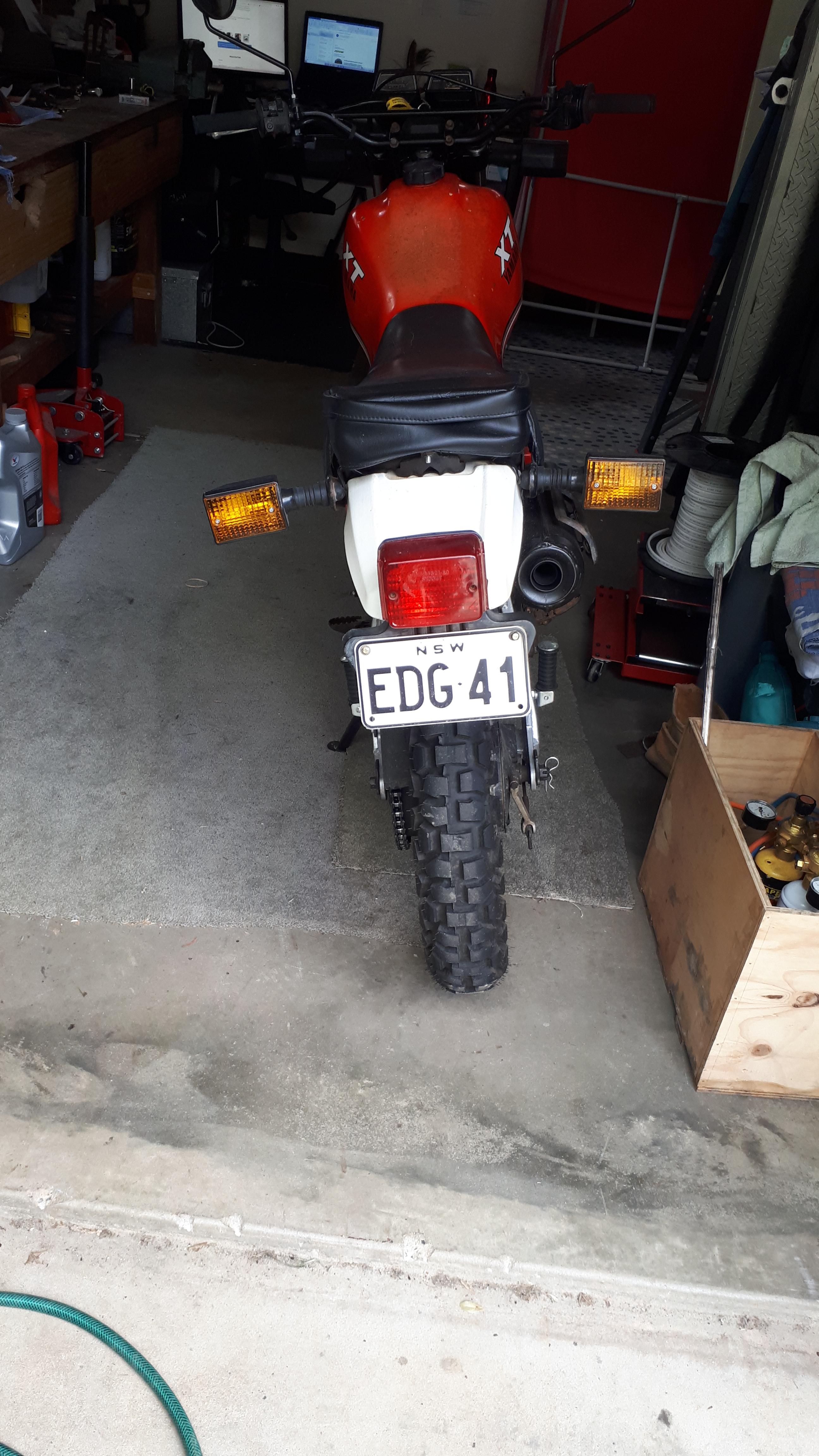 1982 YAMAHA XT550 TRAIL