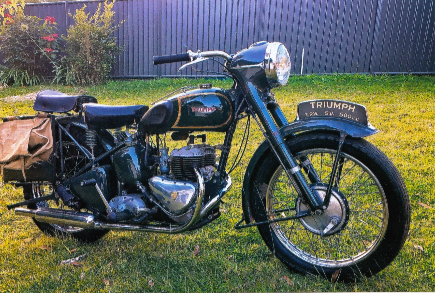 1954 TRIUMPH TRW SV 500CC ROAD BIKE