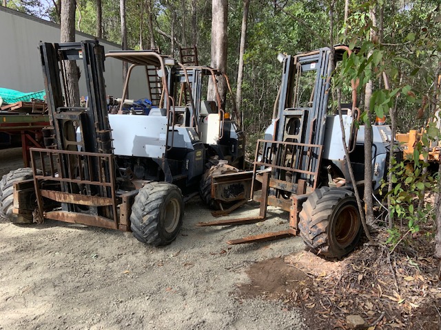 3 X PALFINGER 3 TON FORKLIFTS