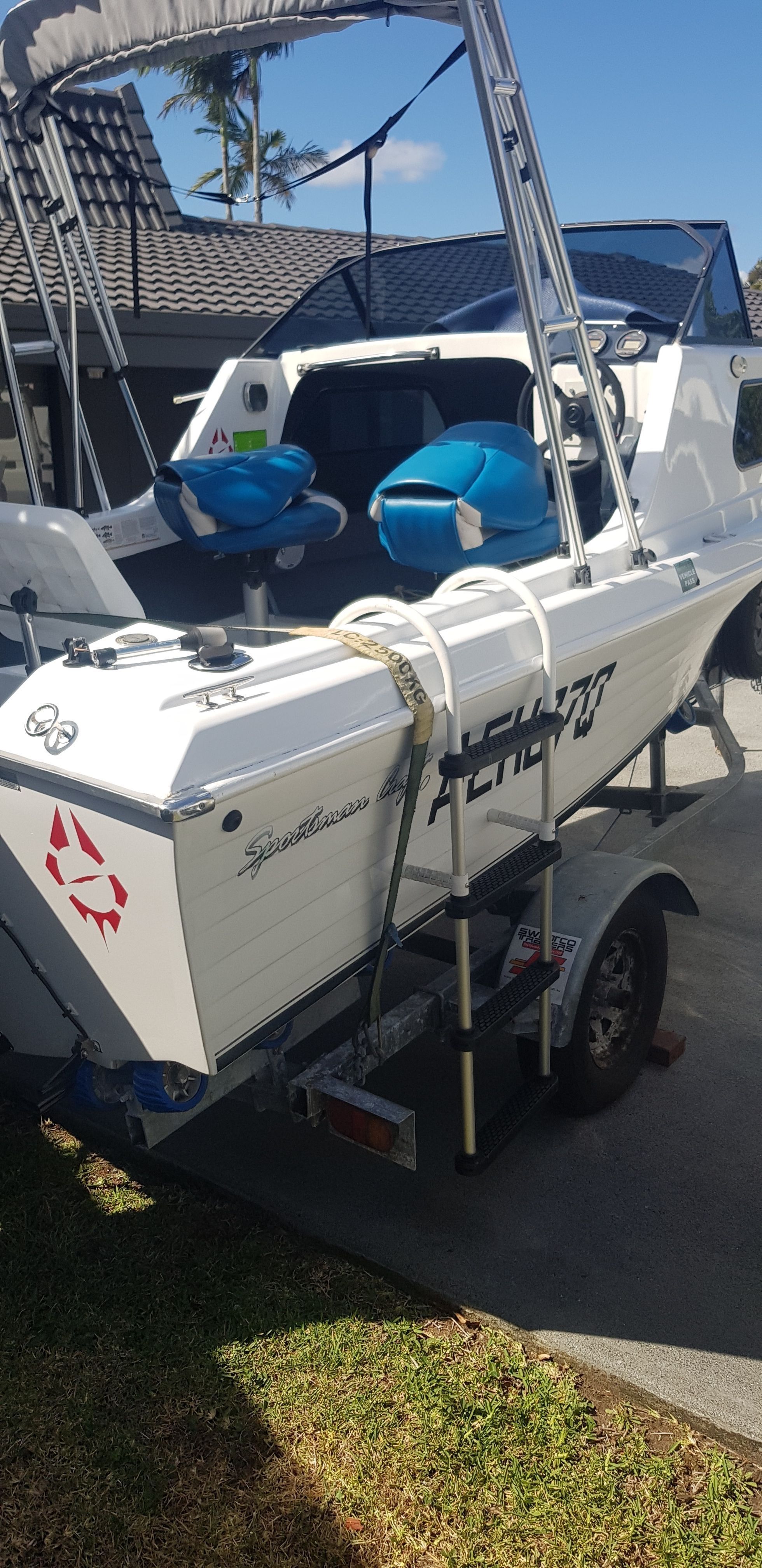 1993 SPORTMANCRAFT 4.6M HALF CABIN 